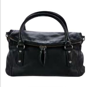 Kate Spade New York Southport Avenue Carmen Satchel Black W/ Gold accents